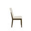 Ensemble de table de salle à manger extensible 7 pièces Contemporary et 6 chaises rembourrées beige clair-385922621