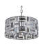 Lustre cylindrique unique / remarquable 6 lumières