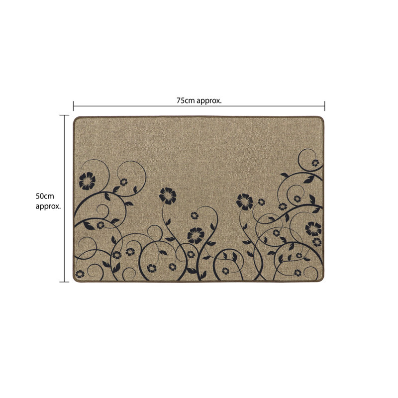 Floral Indoor Doormat