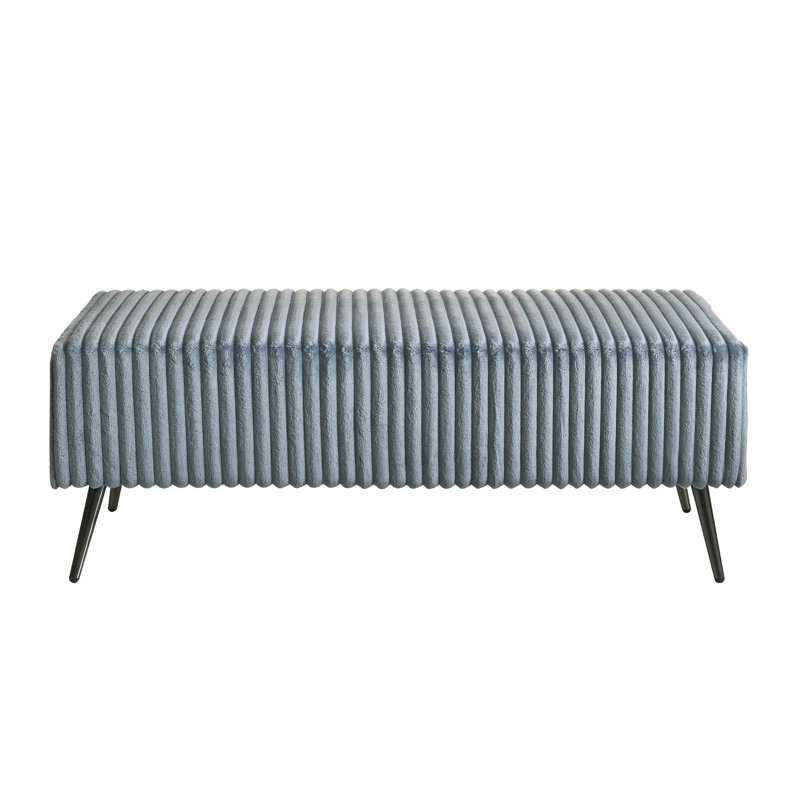 Corduroy Upholstery Bench