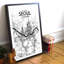 Seoul City Map - No Frame Print-1105440927