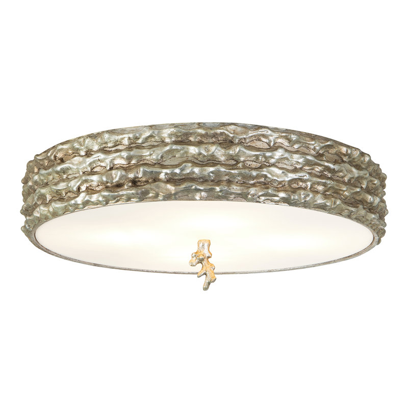 Éclairage en treillis 3 lumières sahrad, Nickel