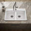 33" L x 22" W x 9-5/8" Top-Mount Double-Equal Kitchen Sink-19195760-14804280