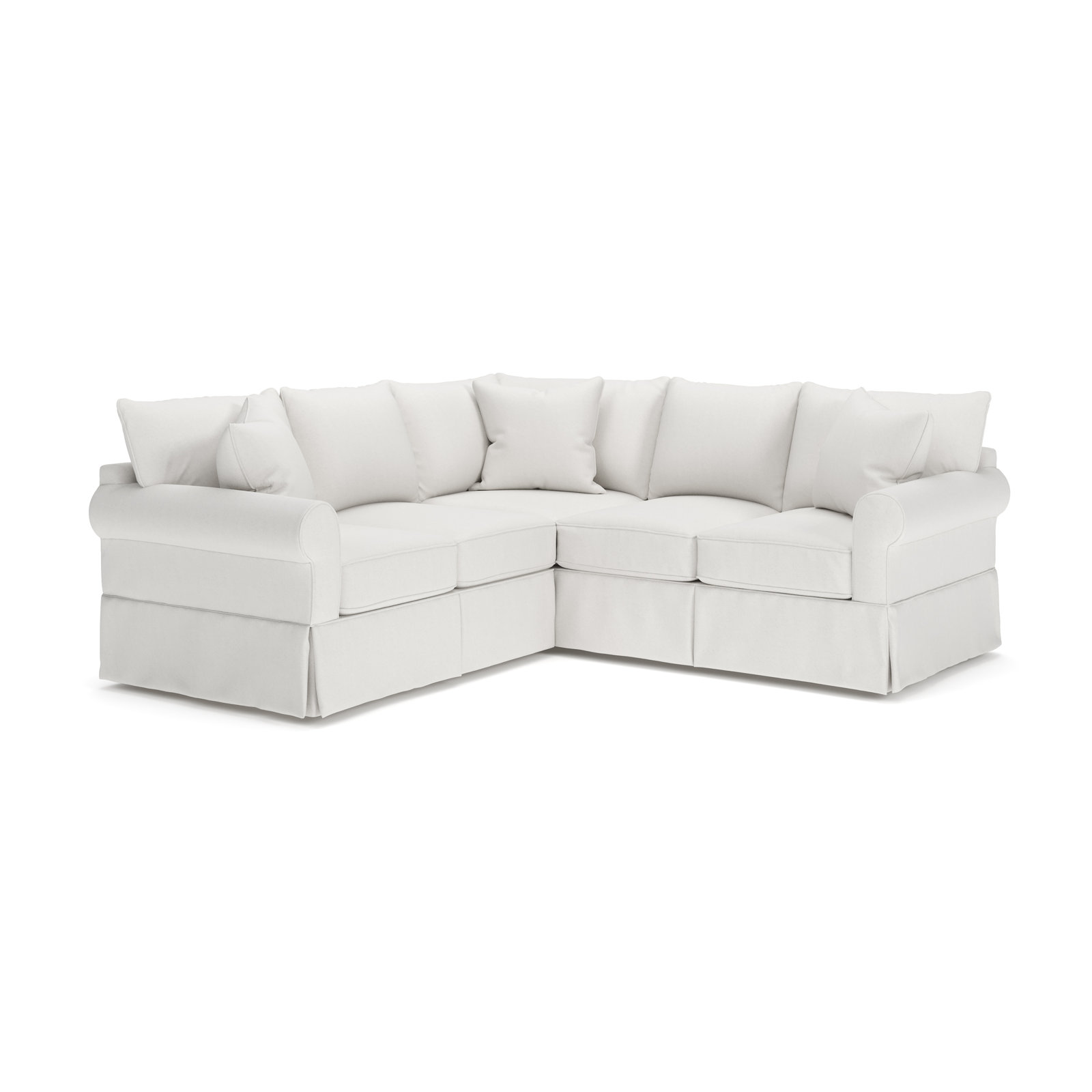 Amari 94" Wide Corner Sectional, Right Hand Facing, Macarena Beige