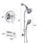 Tool-Free 7-Spray Shower System 1.8GPM-119150969