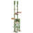 Adjustable Height Cactus Cat Tree Floor To Ceiling Cat Tower With 7 Tiers Climbing Activity Centre With Cozy Hammocks, 5 Platforms And Scratching Posts-1432104850