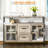 Industrial Sideboard Buffet Cabinet With Elegant Design And Multi-Functional Use
