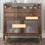 Armoire d'appoint légère en bois de hêtre et en verre-907101961-907101958