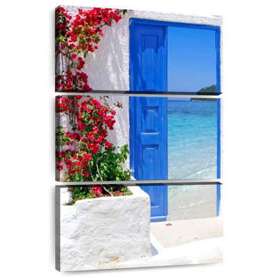 Porte grecque Lilie Blue