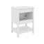 Meuble-lavabo moderne élégant pour la sérénité et le style, 24 po avec lavabo en céramique-114234390