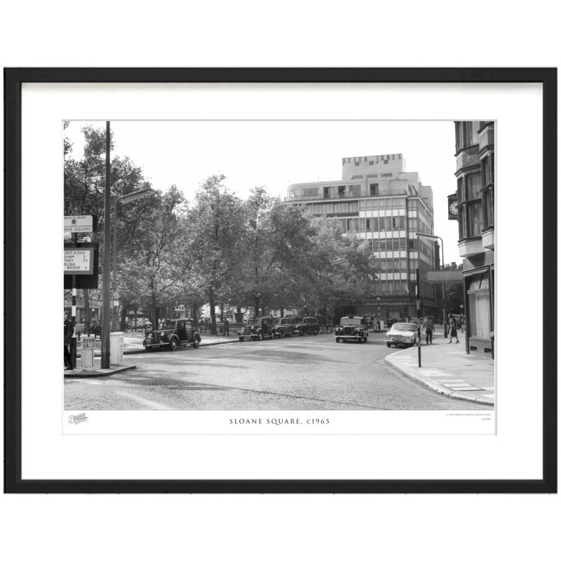 Sloane Square, C1965 by Francis Frith - Single Picture Frame Print, 28cm H x 36cm W x 2.3cm D