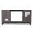 Caymitte 54.25'' W Gray/Gunmetal Electric Fireplace