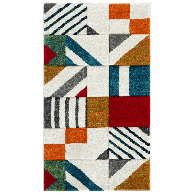 Garima Performance Geometric Rug, Rectangle 2'3" x 4'