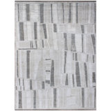 Area Rug in Black/Gray/White
