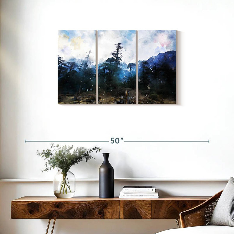 Avery Forest Abstract, 20" H x 33" W