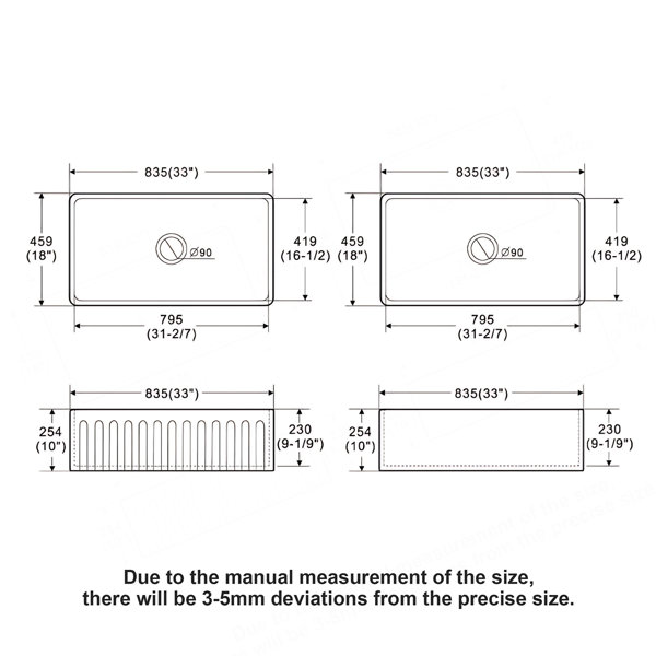 Dimensions du produit
