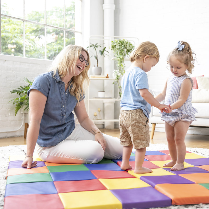 Tapis de jeu ECR4Kids SoftZone, Assortis