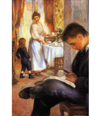 " Breakfast At Berneval " by Pierre-Auguste Renoir