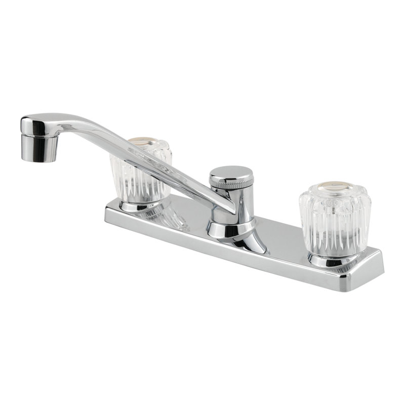 Pfirst Series Double Handle Kitchen Faucet
