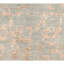 Tapis orange noué à la main de haute qualité