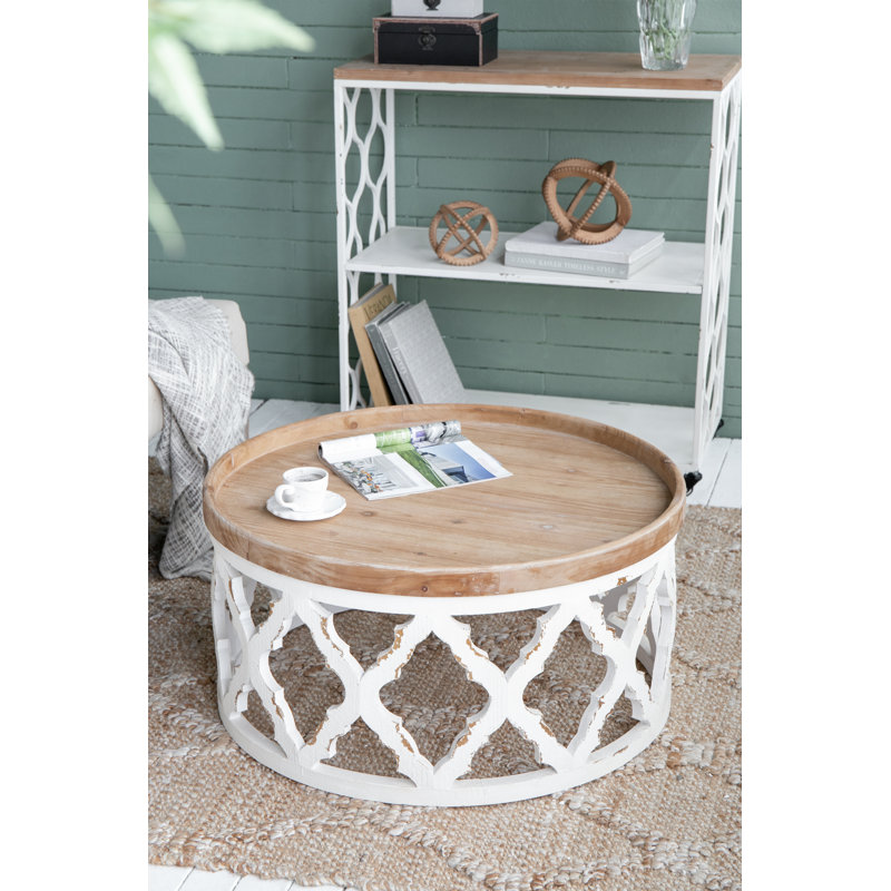 Aubrianah Drum Coffee Table