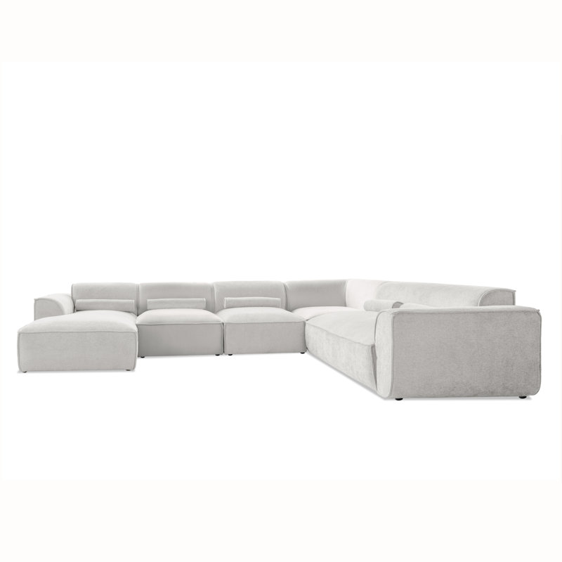 Flex Felix 8 Seater Corner Sofa , Right Hand Facing, Beige