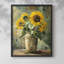 Série FLORAL dxiii - reproduction encadrée de qualité supérieure - prête à être accrochée - aucun clou requis-1312541109-1312541070