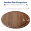 Plateau de table rond en grain de bois fritté-116492918