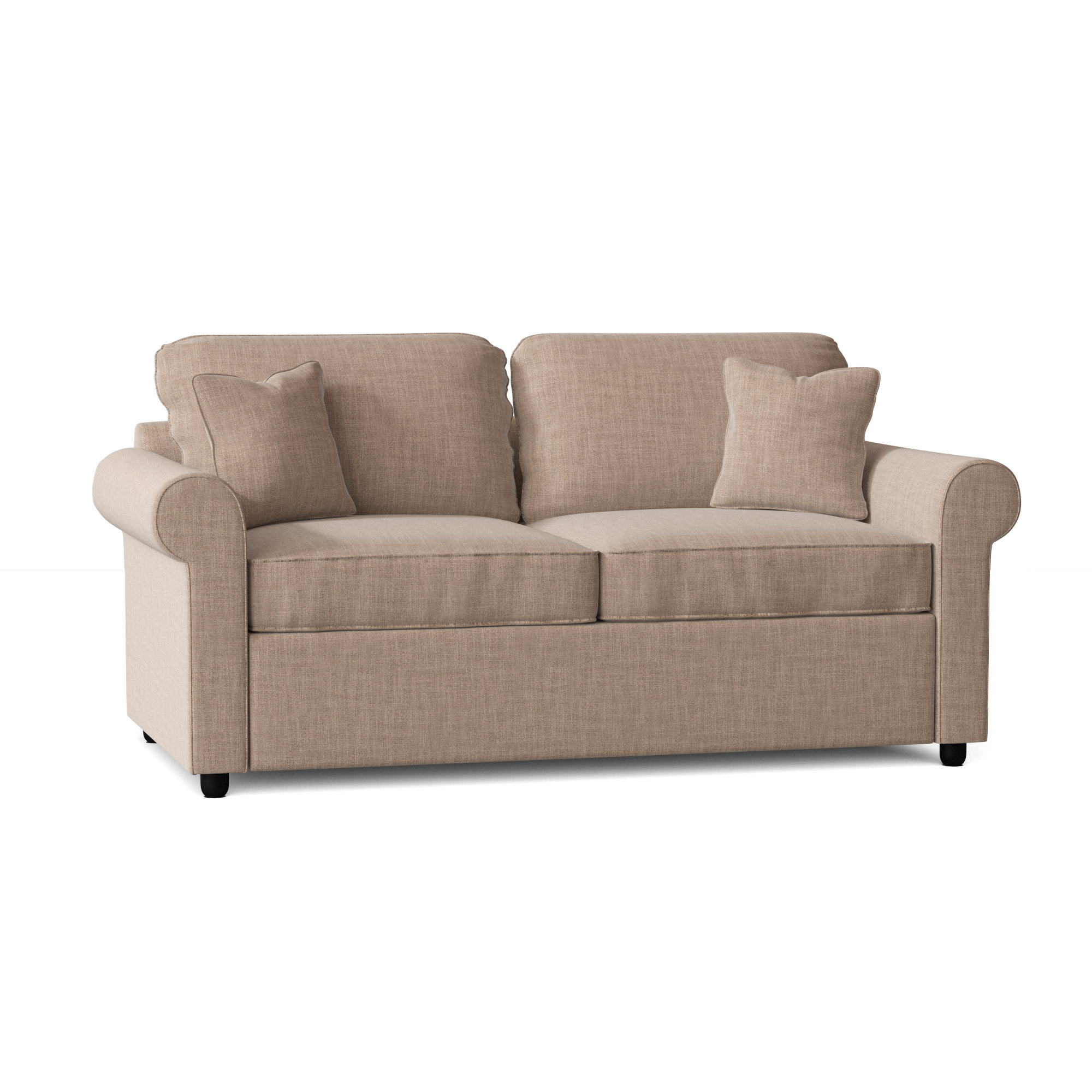 Warrington 76'' Upholstered Sleeper Sofa, Conversation Linen