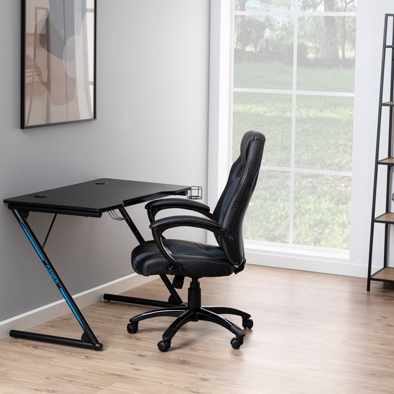 Paullette Metal Base Computer Desk