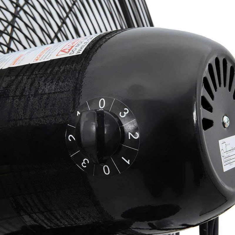 Ventilateur sur piédestal oscillant à haute vitesse 24 po Master Professional (paquet de 2), H 31 po x l 9 po x P 34 po