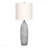Table Lamp - 27"H, Grey Resin Material