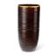 Calinda Tall Vase, Chocolate
