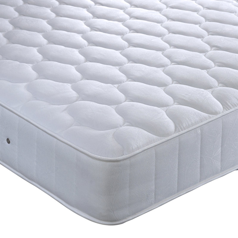 Menai Coilsprung Divan Bed Set, Duckegg, 4 Drawers, Small Double (4')