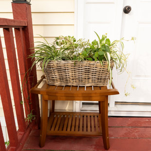 Jardinière rectangulaire avec insert en plastique