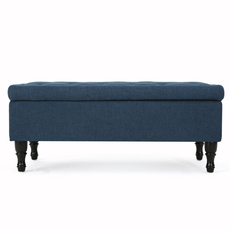 Repose-pieds polyvalent avec dessus capitonné moelleux et rangement dissimulé pour n'importe quelle pièce