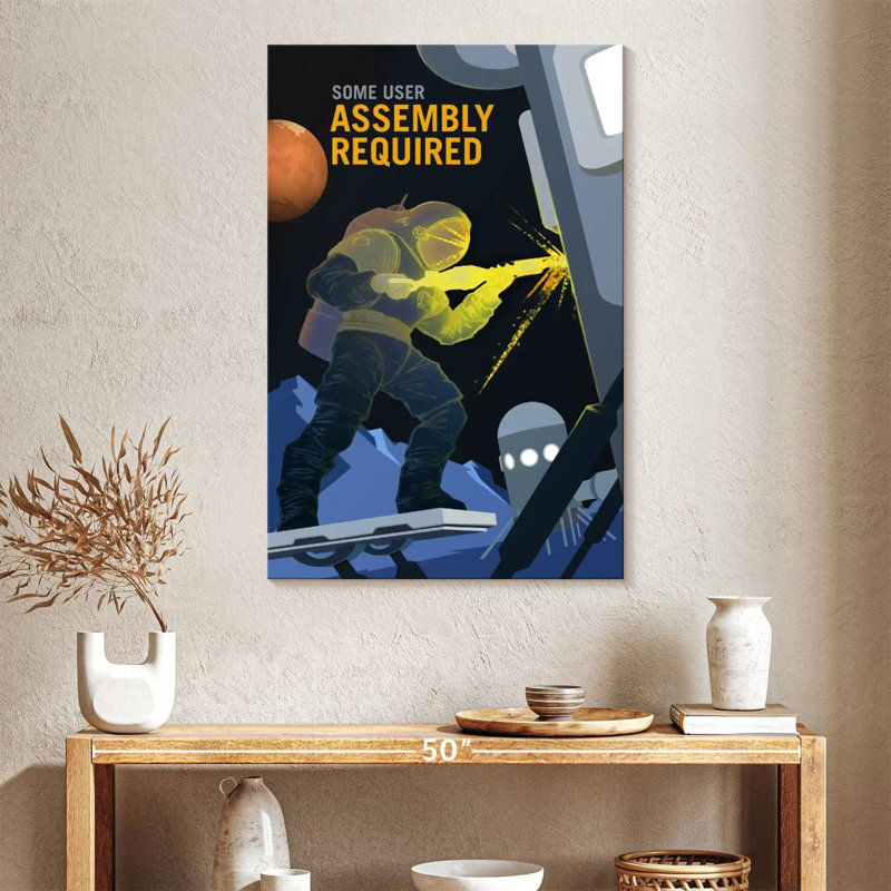 Oberle Mars Explorers Wanted Poster I, 39" H x 26" W