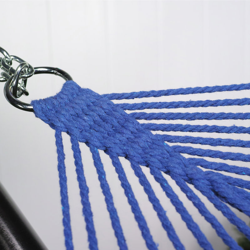  Weekender 2-Person Polyester Rope Hammock w/ Spreader Bar, 80x55
