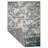 Crayton Machine Made Heatset Polypropylene area rugs - 4'X6', Rectangle | Ivory Blue | Abstract Modern Design, Medium Pile Machine Made Area Rugs-30779348