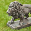 Statue de jardin en oxyde de magnésium Lokman Lions-1653425135