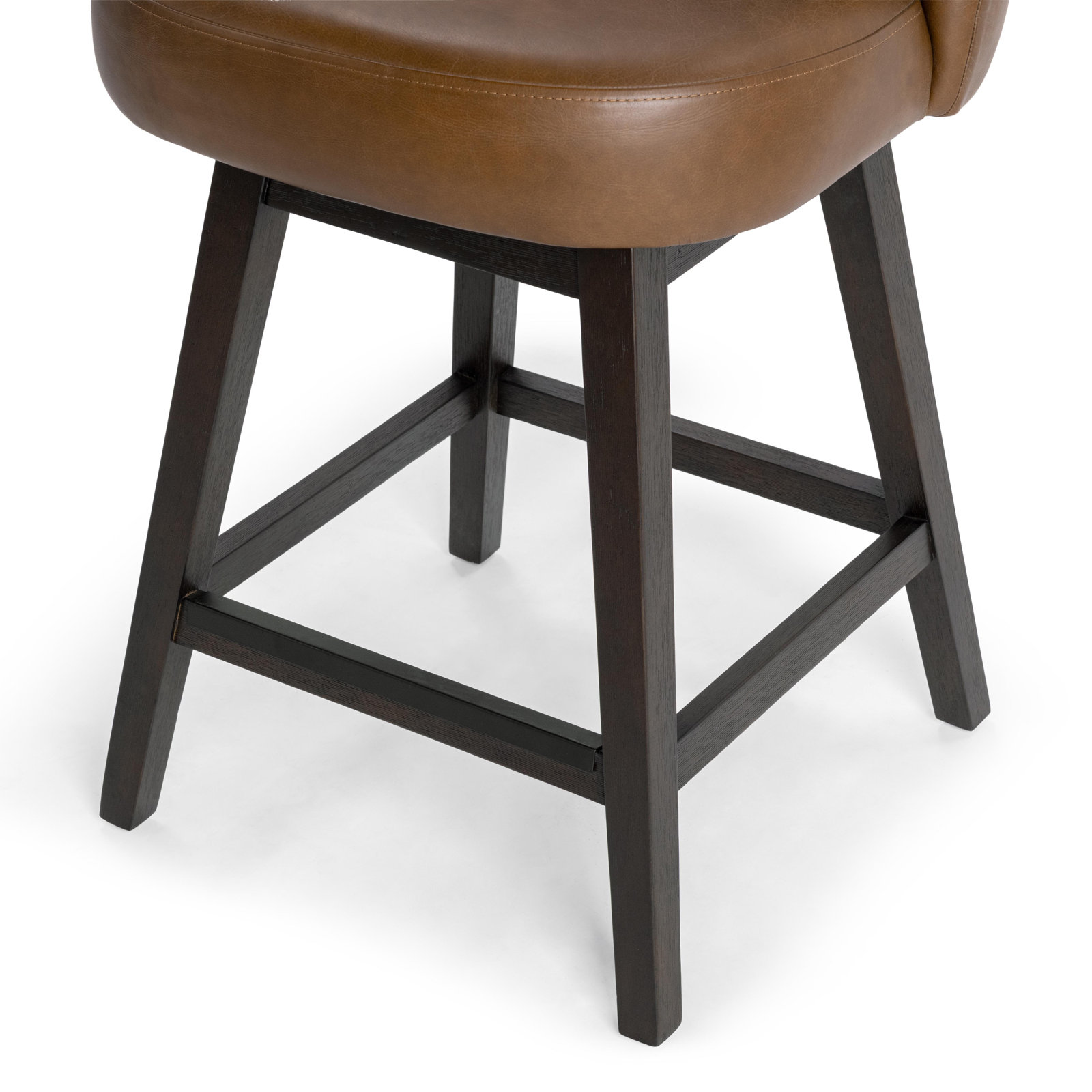 Shauna Top Grain Leather Counter Stool