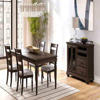 Deep Coffee Expandable Dining Table