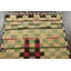 Tapis de couloir damier marocain en laine noué à la main 3 x 12