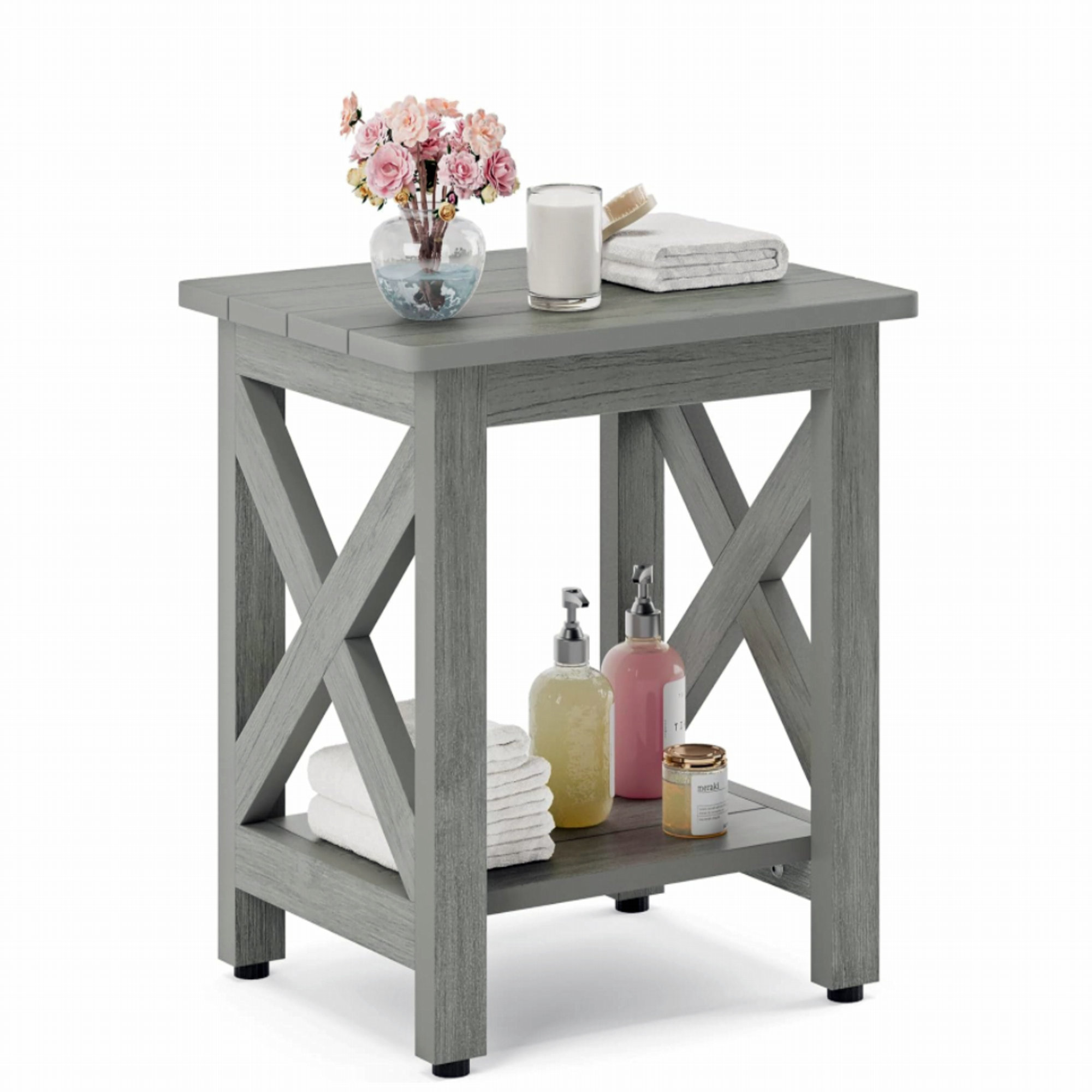 Dovecove Shower Bench For Inside Shower To Sit On, Bathroom Shower