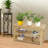 3-Tier Solid Pine Wood Shoe Bench