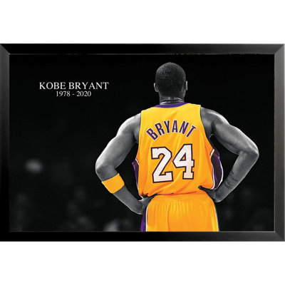 " Kobe Bryant 1978-2020 Memorial 36x24 Sports Art Print Poster Basketball "