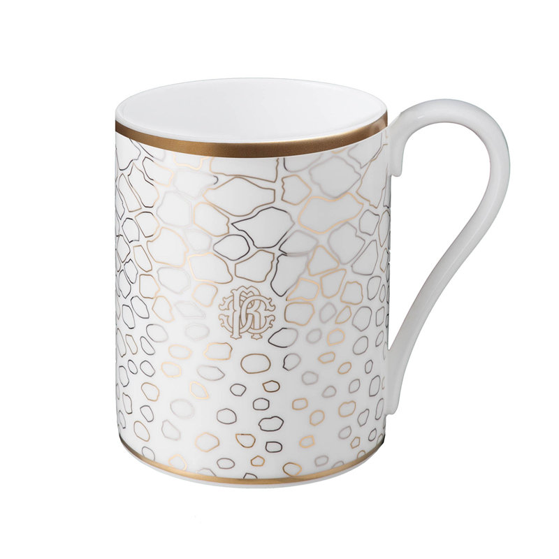 Mug Cup GIRAFFE in Luxury Box diam. 2.5in, H 3.3in, cap. 12.5 oz