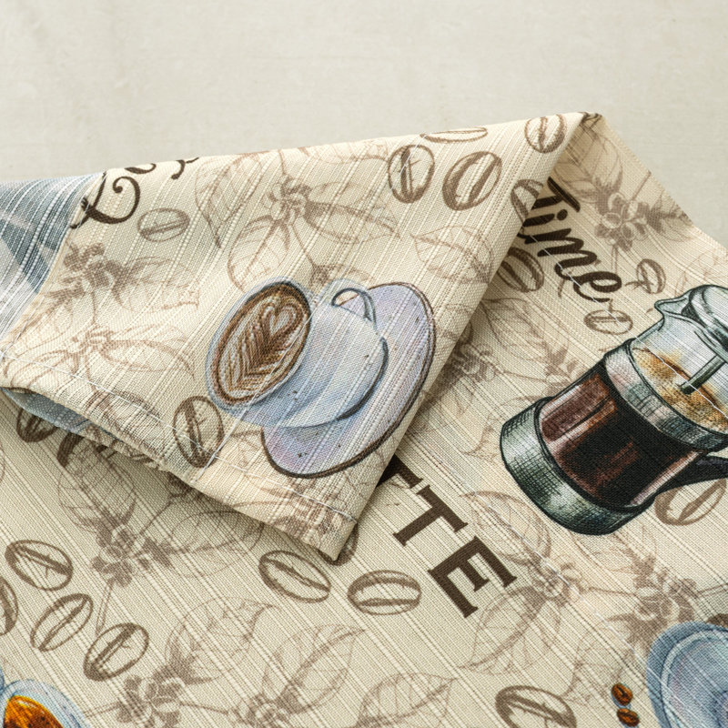 Cucina Latte Kitchen Curtain Set