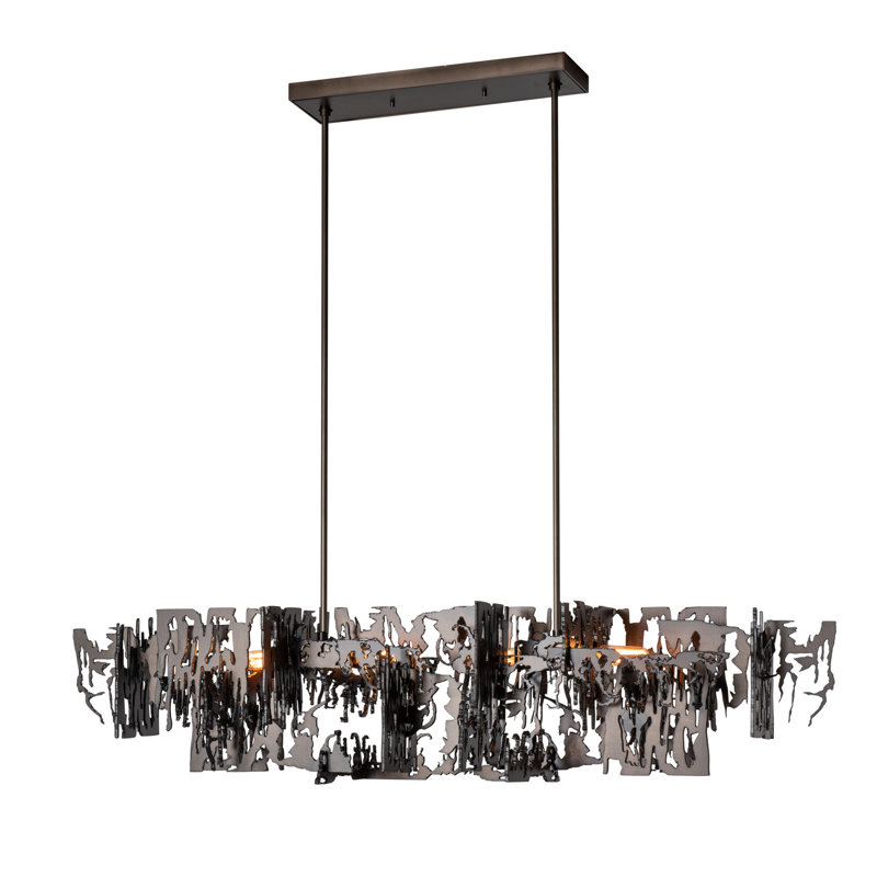 Brutus 4 - Light Unique Linear Pendant, Dark Smoke