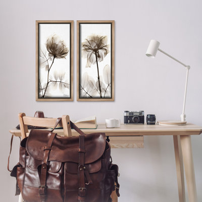 " Natural Modern Blooms " by Albert Koetsier 2 - Pieces